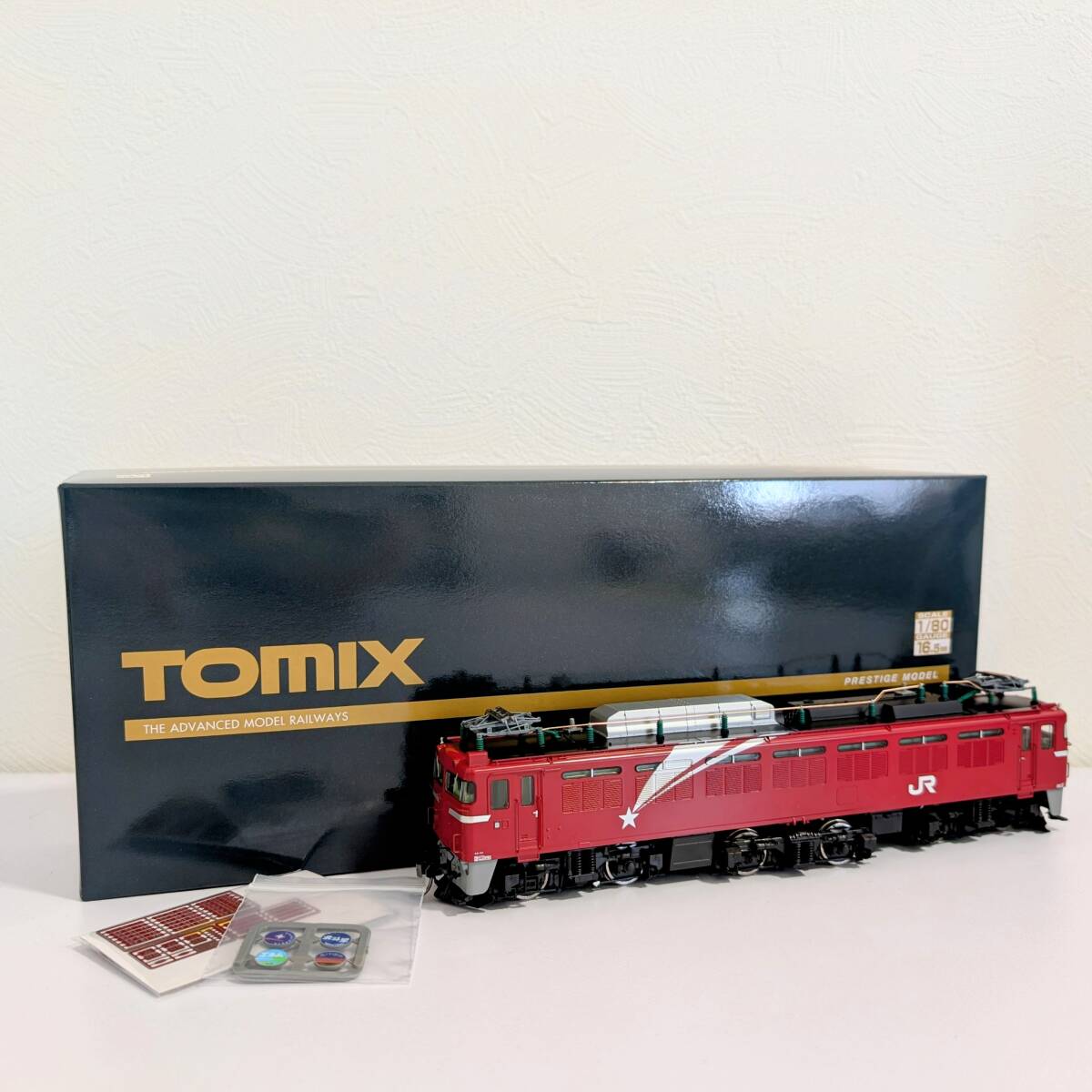 B-01933V TOMIX/トミックス HO-2535 JR EF81形電気機関車 北斗星色 プレステージモデル 付属品 電車 鉄道 模型 コレクション 動作未確認