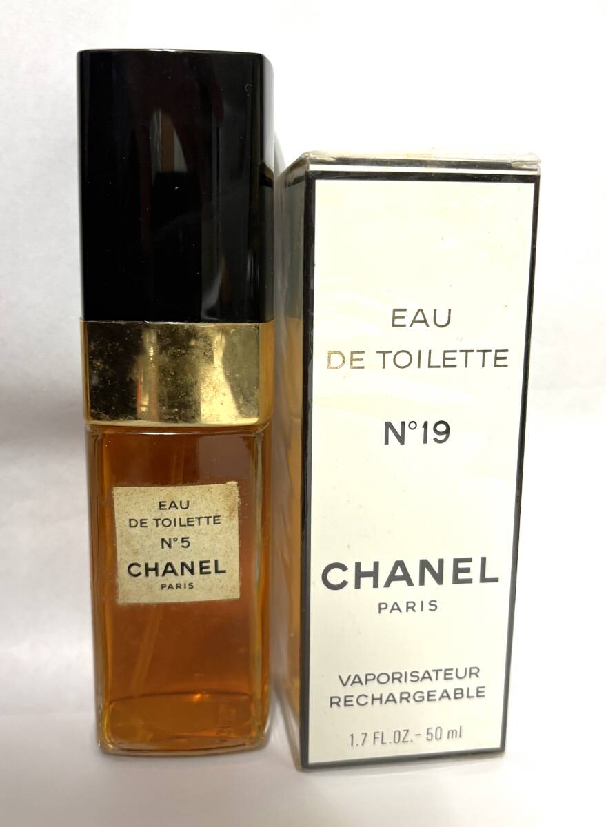 Z-24797【長期保管品】CHANEL シャネル 香水2点 （No9：約9割残/No19：未開封）