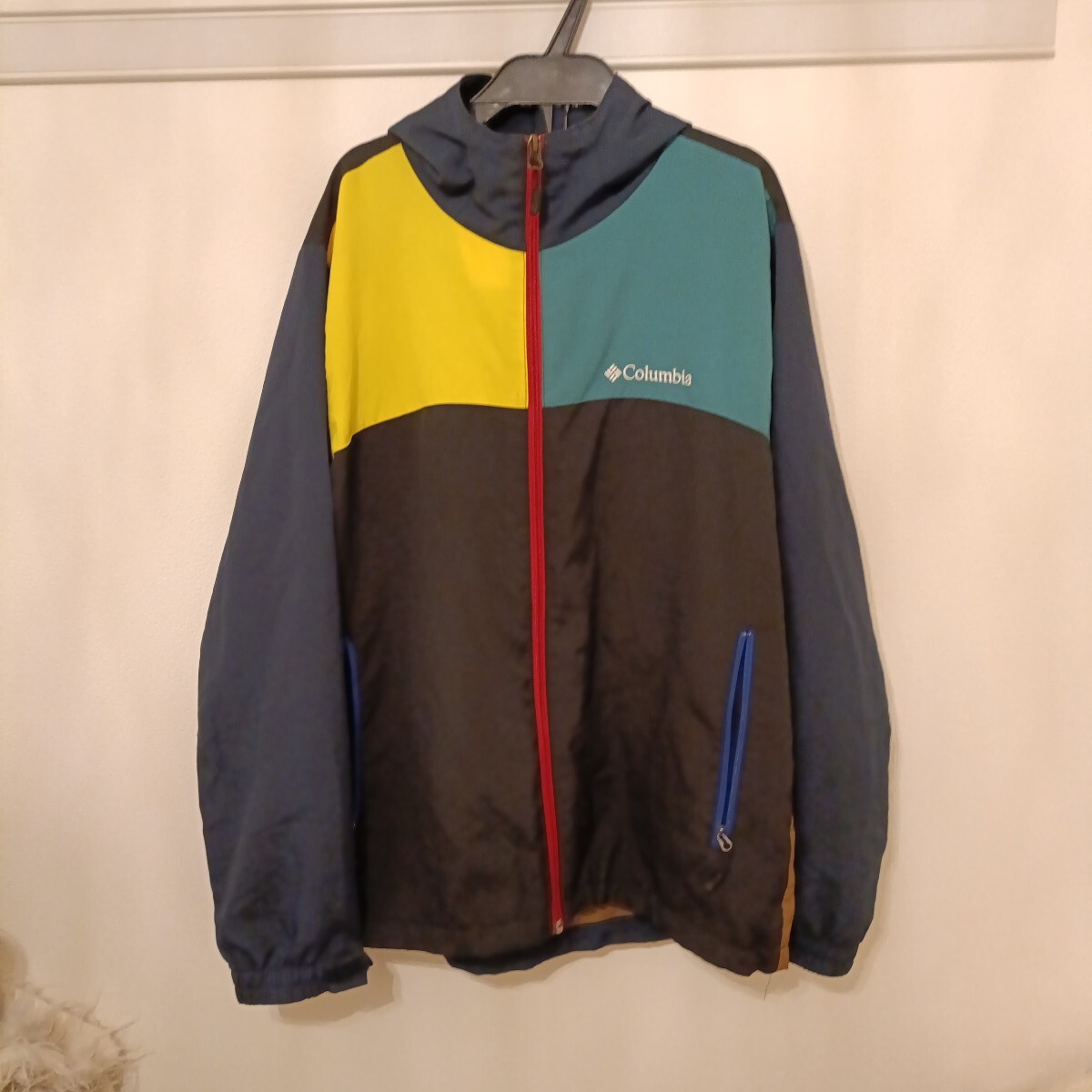 Columbia コロンビア ナイロンジャケット マルチカラー マウンテンパーカー Mサイズ
