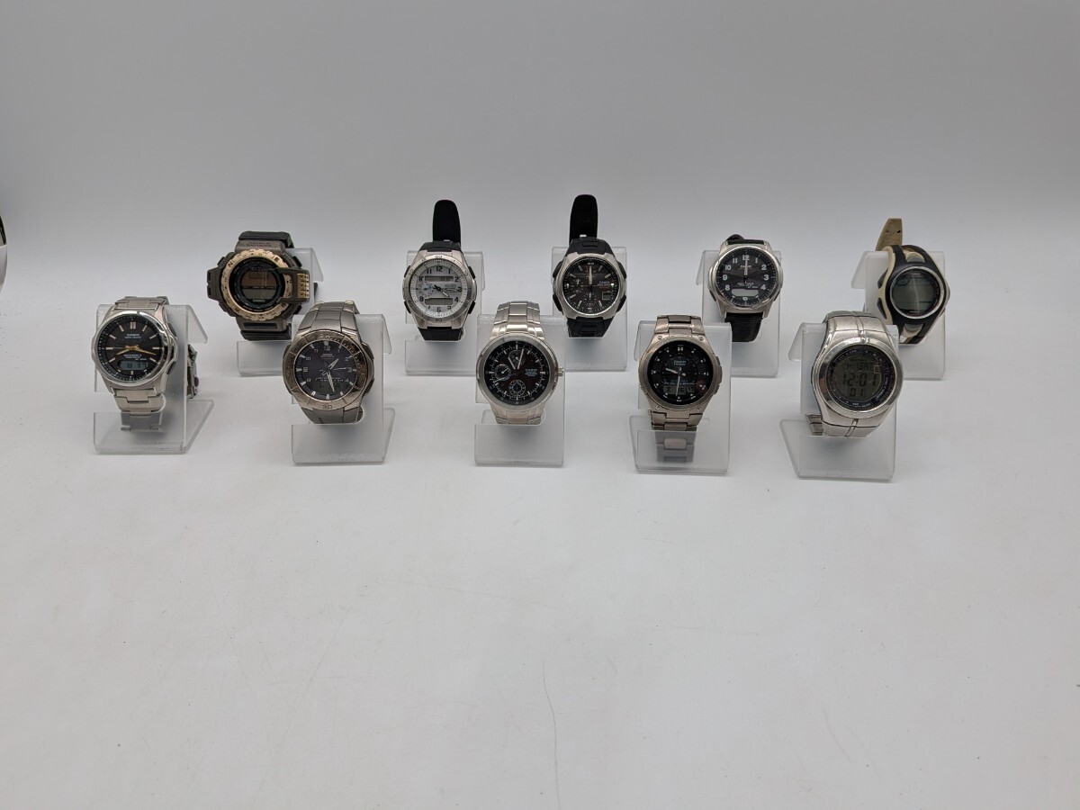 【1円スタート】CASIO まとめ 10点 ZPRT-40 WVQ-400 WVA-M630 WVA-410TJ EF-305 WV-100J IRW-M10T WVA-M650 等 カシオ ※動作未確認