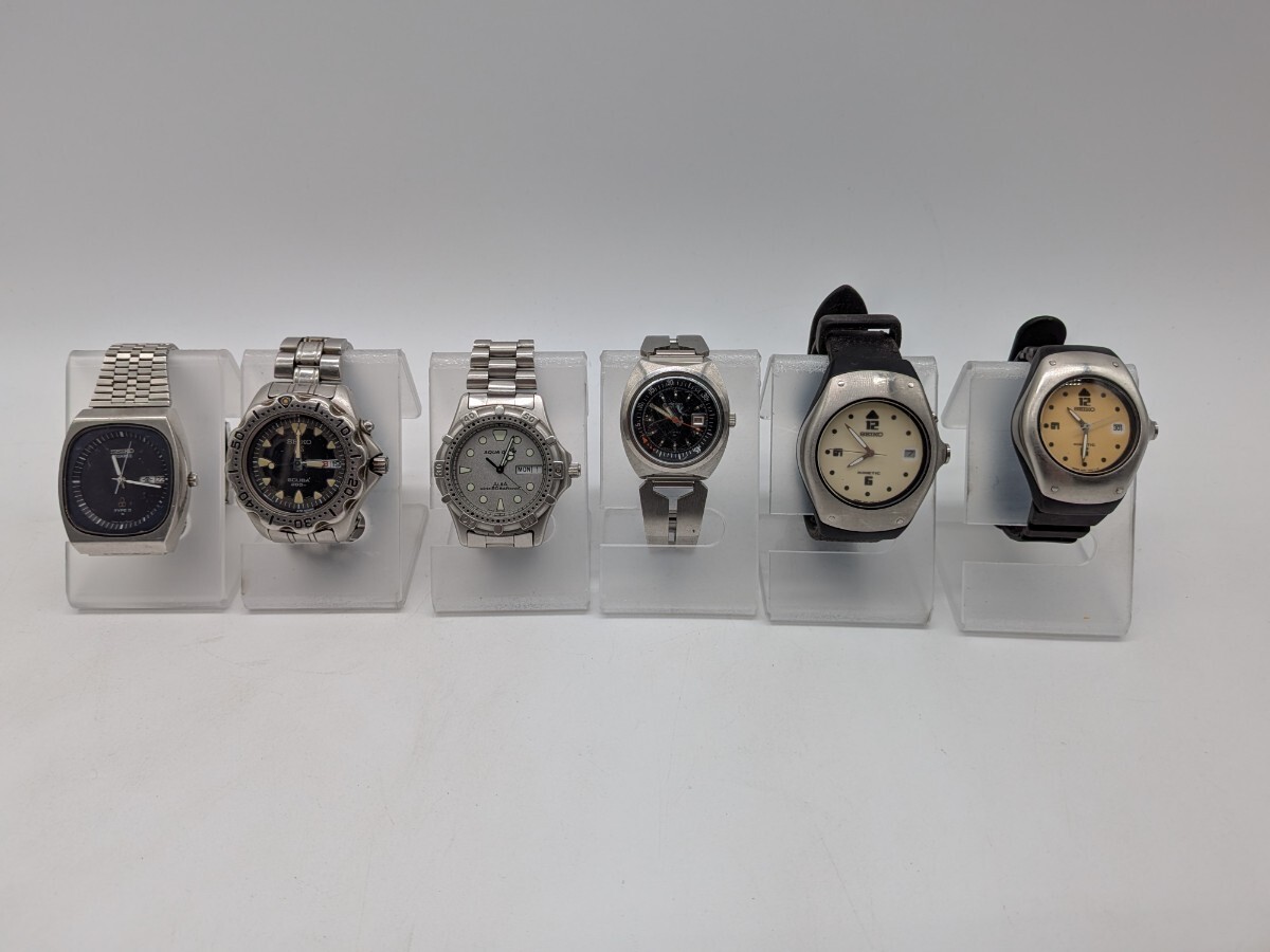 【1円スタート】SEIKO ALBA まとめ 5点 5M23-6B40 7546-6000 2517-0380 等 セイコー ※ 動作未確認 2点ベルト壊れ有り 1点のみALBA