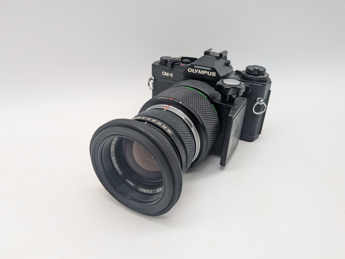 【1円スタート】OLYMPUS OM-4 レンズ OLYMPUS OM-SYSTEM ZUIKO AUTO-MACRO 135mm 1:4.5 オリンパス フィルム 一眼レフカメラ ※ 動作未確認