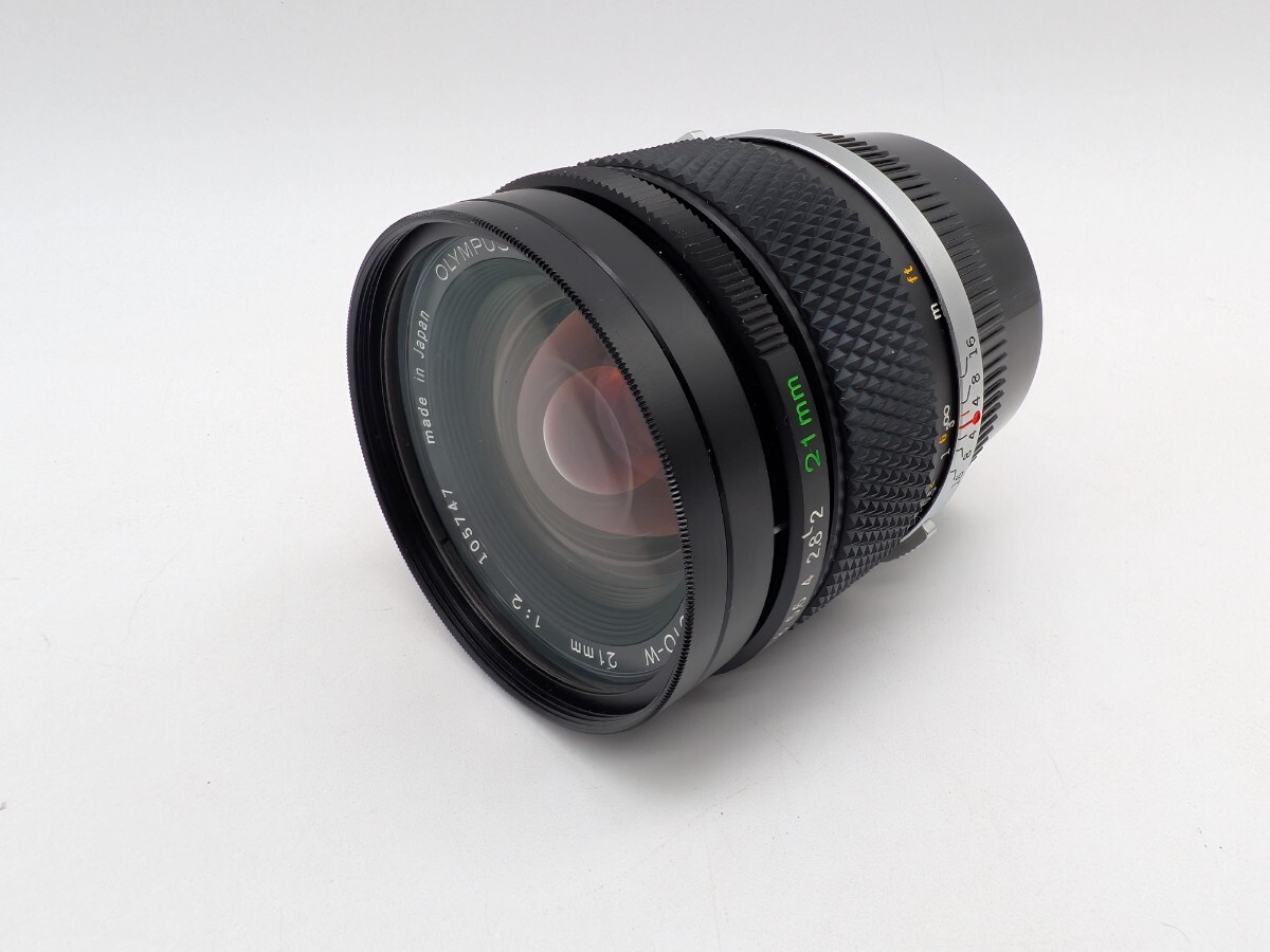 【1円スタート】 OLYMPUS OM-SYSTEM ZUIKO AUTO-W 21mm 1:2 オリンパス カメラ レンズ 一眼 ※ 動作未確認