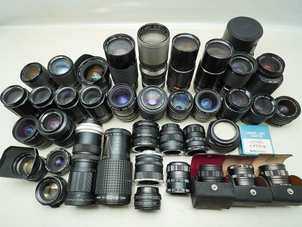 ★ペンタックス 純正MFレンズなど★PENTAX-A/M/Takumar/SIGMA/Tokina/ 等 計:37点まとめ【ジャンク品】32405