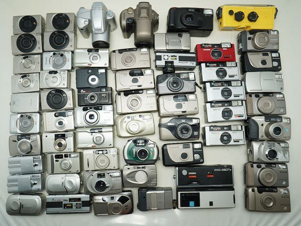 ★フイルムカメラなど★OLYMPUS/KONICA/Canon/FUJIFILM/Nikon/FUJICA/MINOLTA/ 等 計:60点まとめ【ジャンク品】32388