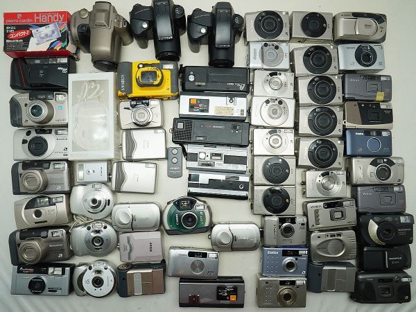★フイルムカメラなど★FUJIFILM/MINOLTA/Nikon/KONICA/FUJICA/OLYMPUS/Kodak/ 等 計:60点まとめ【ジャンク品】32387