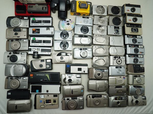 ★フイルムカメラなど★KONICA/FUJIFILM/MINOLTA/Canon/OLYMPUS/FUJICA/Kodak/ 等 計:60点まとめ【ジャンク品】32386