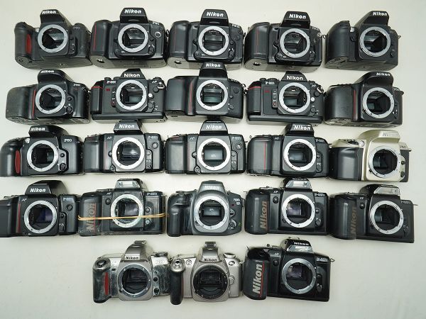 ★ニコン AF一眼など★F90X/F-501/F80/F-801s/F60/F-601/F50/ 等 計:23点まとめ【ジャンク品】32377