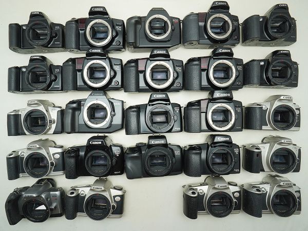 ★キヤノン AF一眼など★EOS 10QD/620/1000 S/700QD/630/10QD/Kiss Lite/ 等 計:24点まとめ【ジャンク品】32376