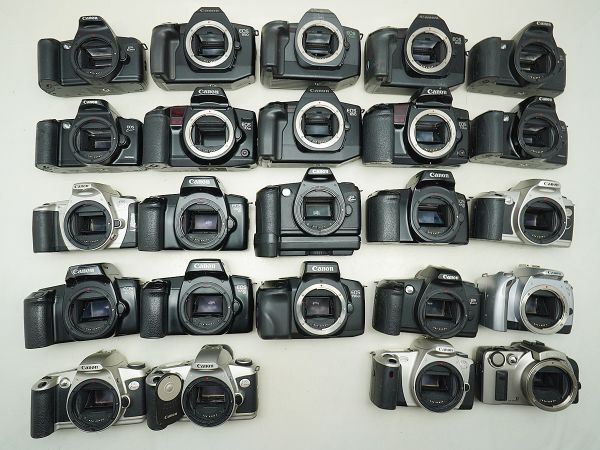 ★キヤノン AF一眼など★EOS 750QD/10QD/1000QD/630/650/IXE/Kiss5/ 等 計:24点まとめ【ジャンク品】32369