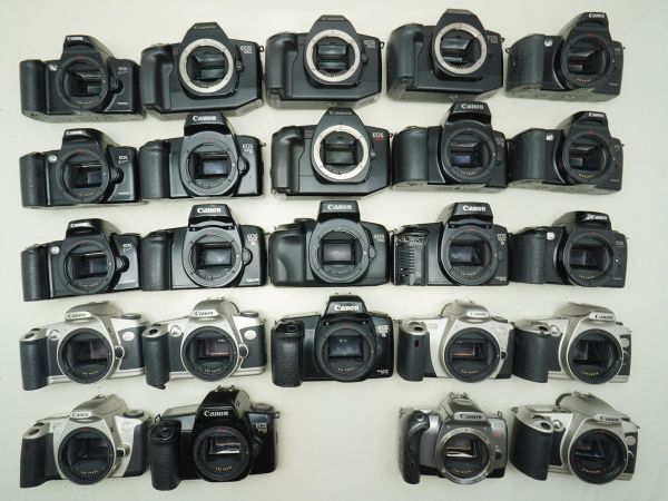 ★キヤノン AF一眼など★EOS 700/620/650/1000 S/1000QD/KissⅢ/Kiss7/ 等 計:24点まとめ【ジャンク品】32367