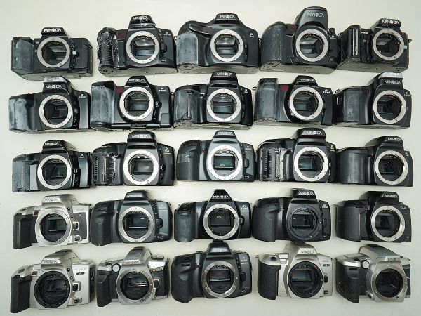 ★ミノルタ AF一眼など★α807si/7xi/5xi/303si/7700i/3xi/5700i/ 等 計:25点まとめ【ジャンク品】32364