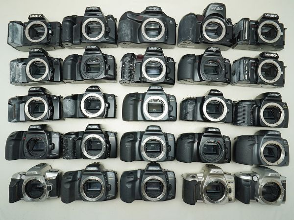 ★ミノルタ AF一眼など★α7xi/507si/3xi/807si/3700i/303si/sweet/ 等 計:25点まとめ【ジャンク品】32362
