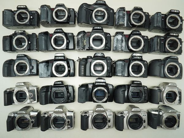 ★ミノルタ AF一眼など★α-7/α7700i/707si/5700i/7700i/303si/sweet/ 等 計:25点まとめ【ジャンク品】32360