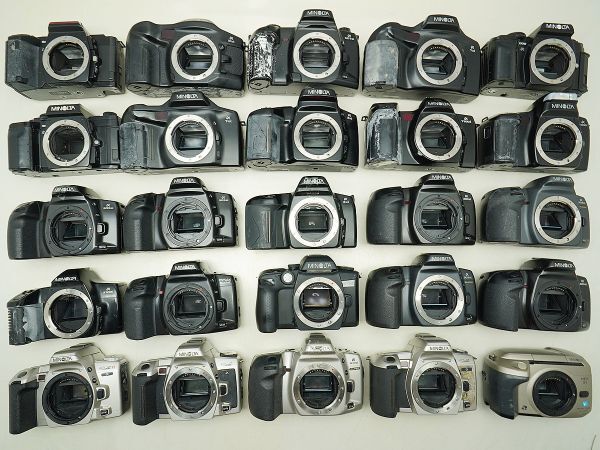 ★ミノルタ AF一眼など★α9xi/7xi/5xi/3xi/507si/303si/DYNAX 500xi / 等 計:25点まとめ【ジャンク品】32357