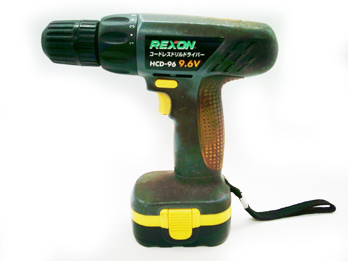 ■REXON レクソン コードレスドリルドライバー HCD-96 9.6V インパクトドライバー 充電器付き■/A