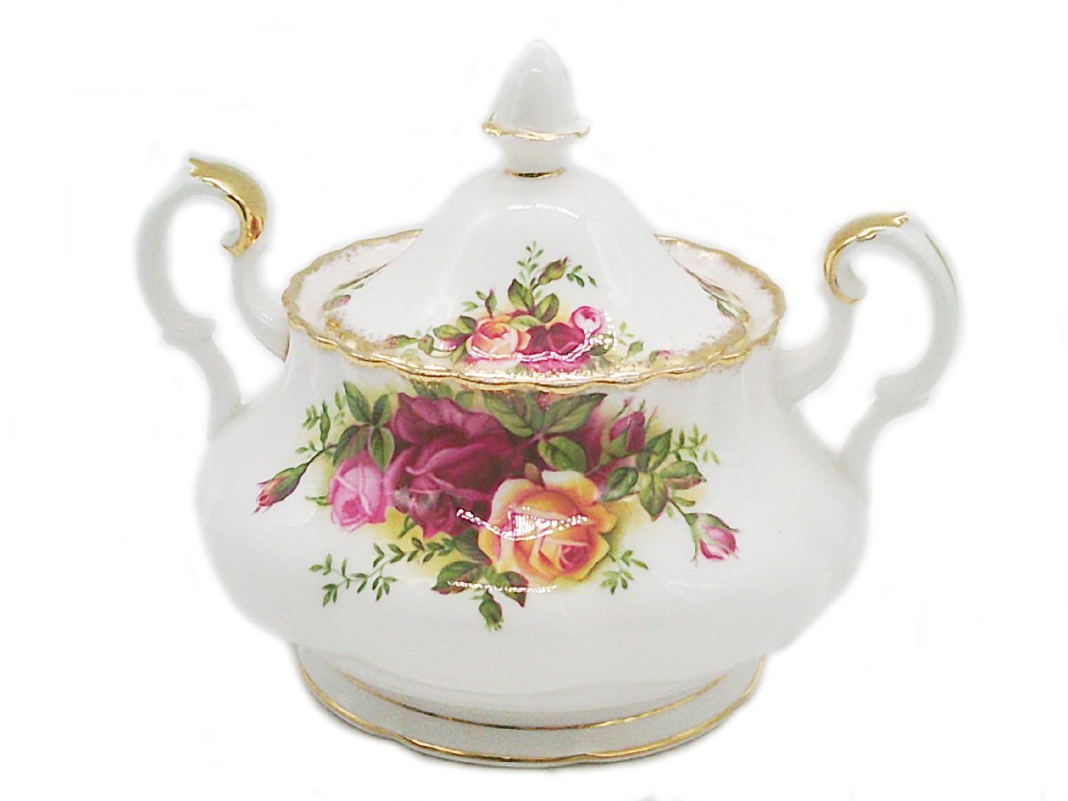 ★ROYALALBERT ロイヤルアルバート Old Country Roses オールドカントリーローズ シュガーポット 花柄 薔薇 洋食器★/Ｈ