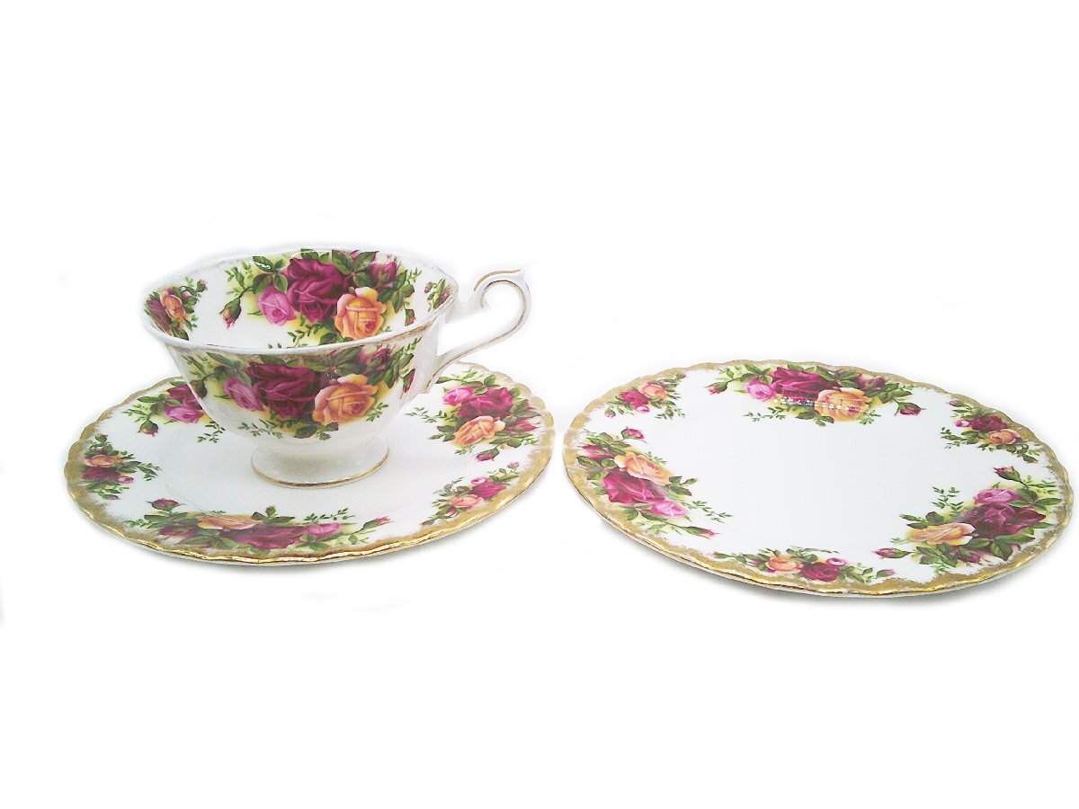 ★ROYALALBERT ロイヤルアルバート Old Country Roses オールドカントリーローズ カップ＆ソーサー 花柄 薔薇 洋食器★/Ｈ