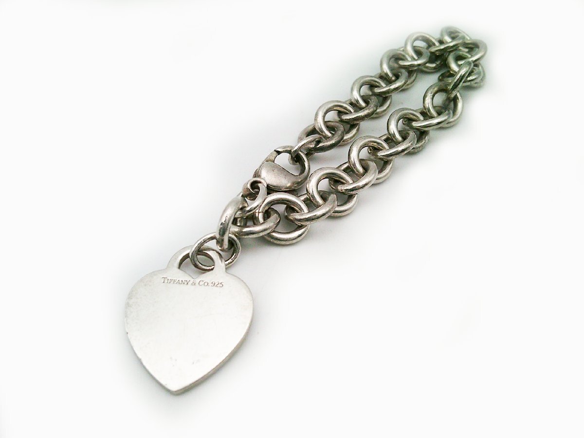 ☆Tiffany ＆ Co. リターン トゥ ティファニー 925 ブレスレット ハートタグ チェーン 総重量35.4g ヴィンテージ☆/N