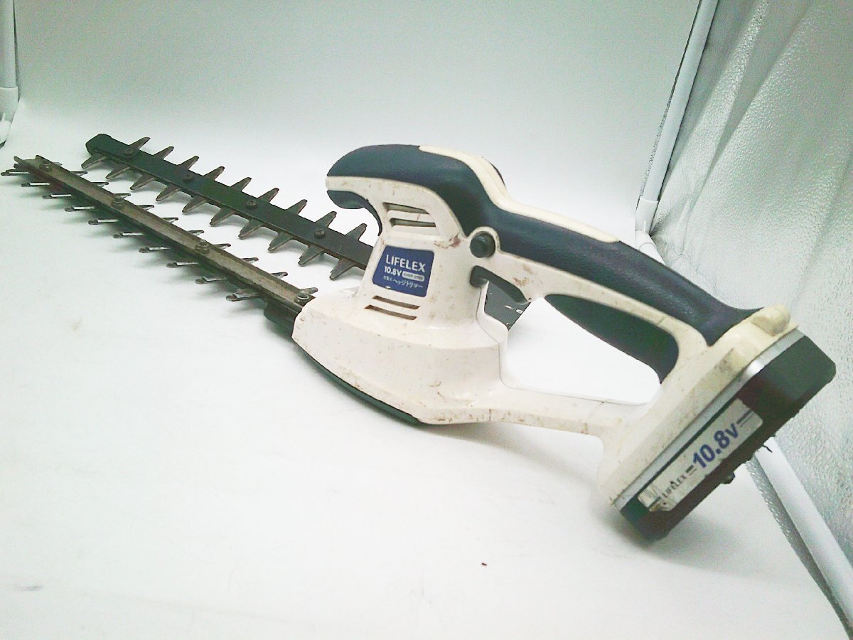 ★LIFELEX 10.8V 充電式 ヘッジトリマー KH09-0988 電動工具 園芸機械 生垣の刈り込み 庭木の整枝★/Ｈ