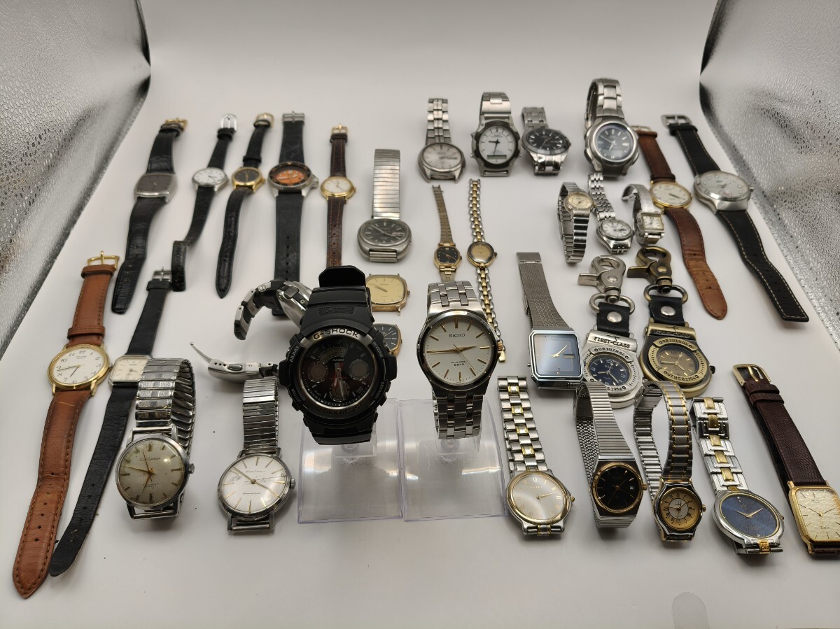 １円スタート SEIKO G-SHOCK RADO dunhill GIVENCHY等 ブランド腕時計まとめ 【ジャンク品】