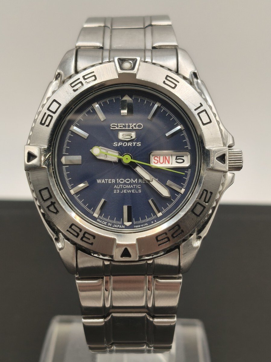 SEIKO 5SPORTS セイコー 5スポーツ 7S36-00Y0 自動巻き 腕時計【稼働品】
