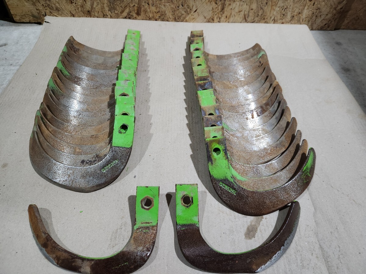  コバシ トラクター 管理機 農耕機 パーツ 取り替え爪 取り替え刃 34本セット QZ3525 左右セット 耕うん爪 m