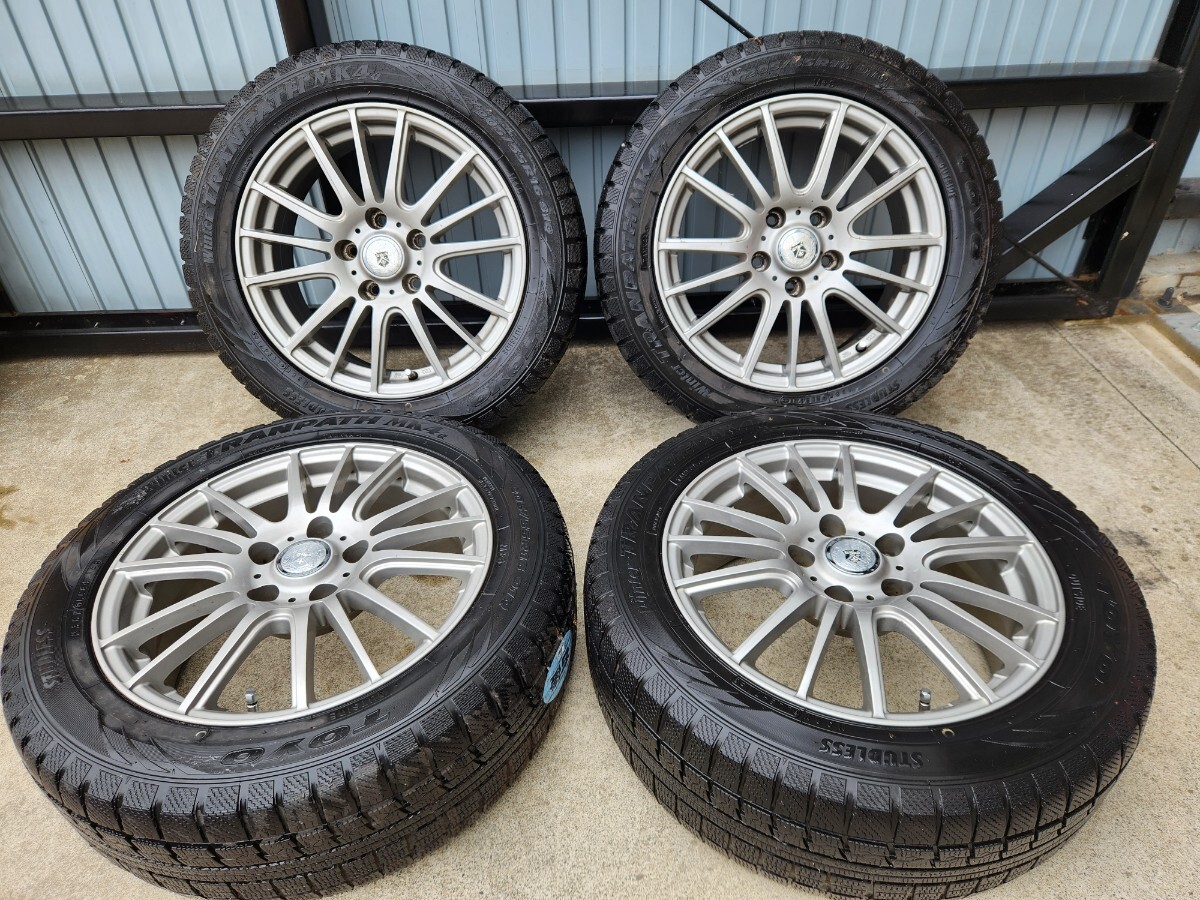 ホイル付き スタッドレスタイヤ 4本セット 16インチ 6.5j 114.3 ヴォクシー ノア ステップワゴン セレナどに！M