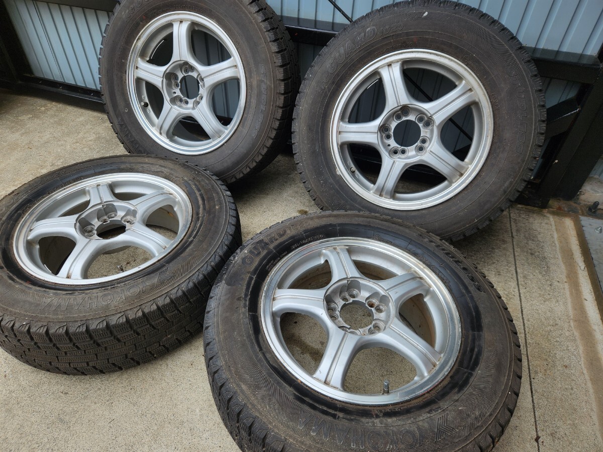 ホイル付き スタッドレスタイヤ 4本セット 15インチ 6.5jj 205/70R15 96Q 100ⅹ5 114.3ⅹ5 マルチタイプ パジェロミニ等に！ M