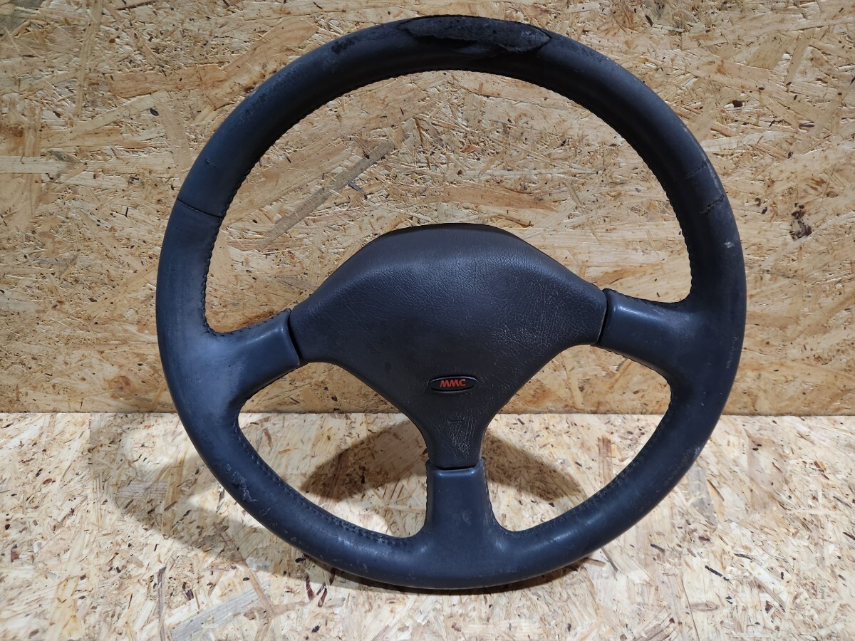 三菱 パジェロ 純正 ハンドル MMC ステアリング ステアリングホイール MB673201 M