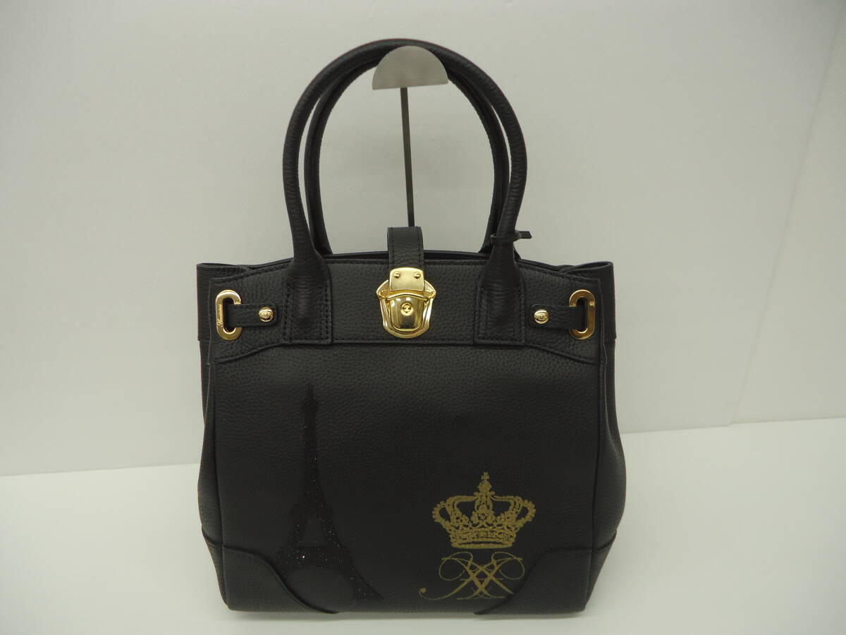 4018 バッグ祭 ADMJ A.D.M.J. アクセソワ・マドモアゼル ハンドバッグ ブラック