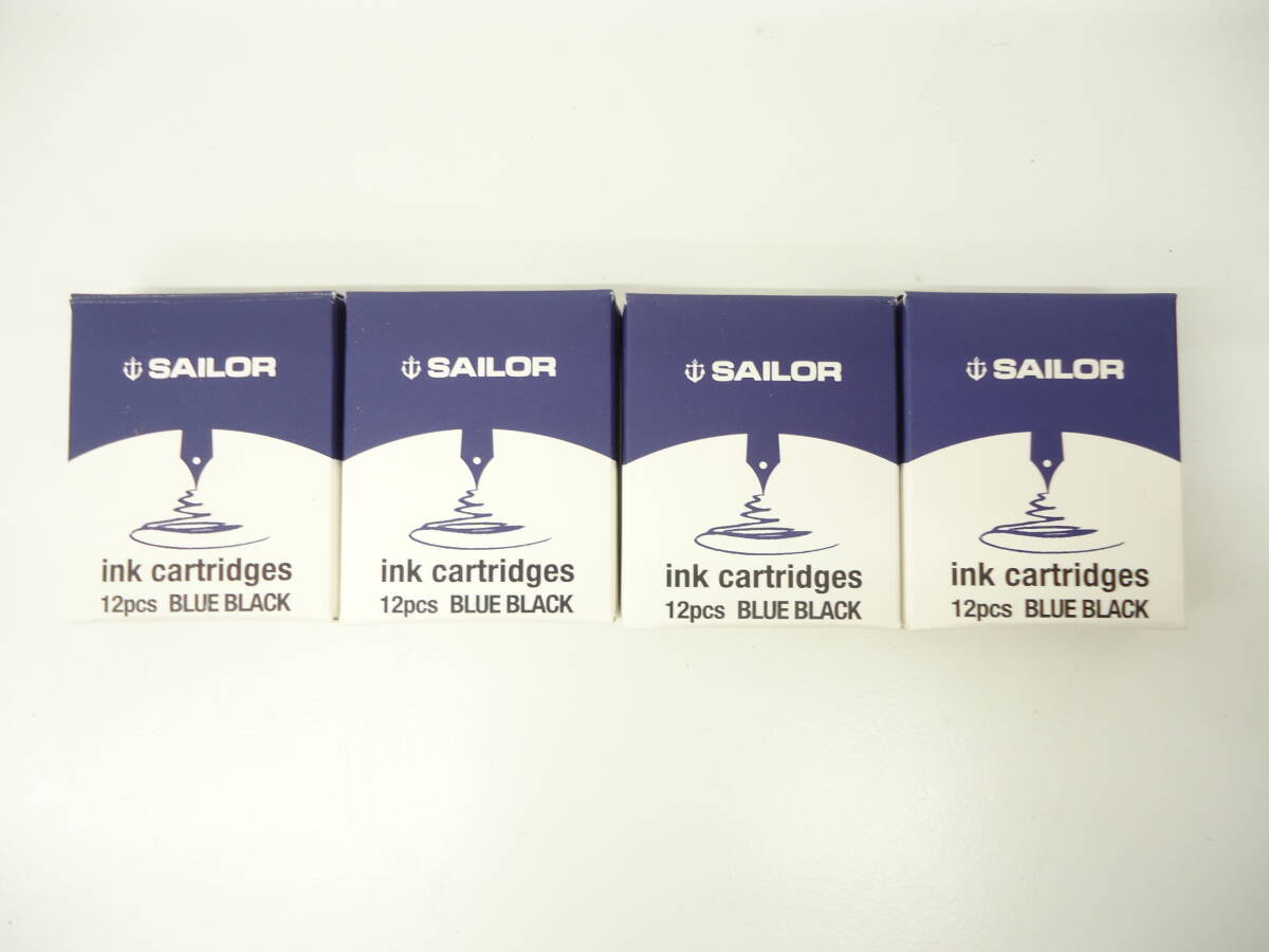 4148 文房具祭 未使用 sailor 万年筆用 インク カートリッジ 12×4 セーラー 