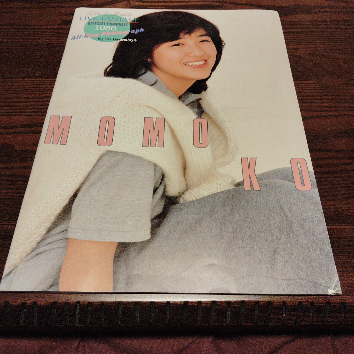 菊池桃子 ライブ・ファンタジー LIVE-FANTASY 1986 ツアーパンフ パンフレット パンフ 大判