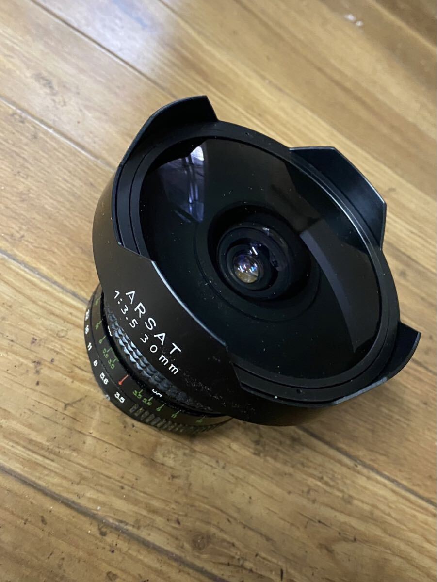 美品 ARSAT アルサット 30mm F3.5 Fisheye PENTACON 魚眼レンズ yh012701