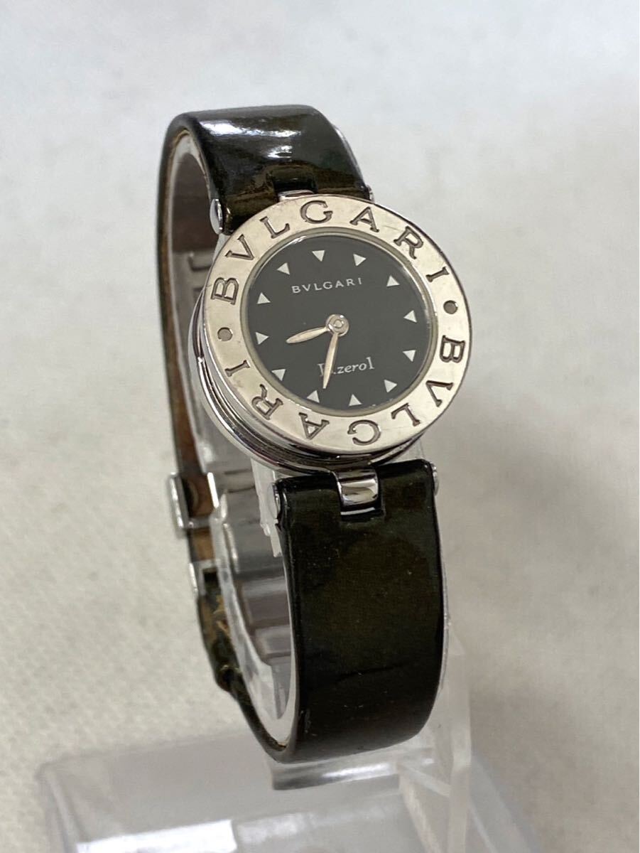 BVLGARI ブルガリ B-zero1 ビーゼロワン 腕時計 BZ22S クォーツ 黒文字盤 ラウンドフェイス ki031902