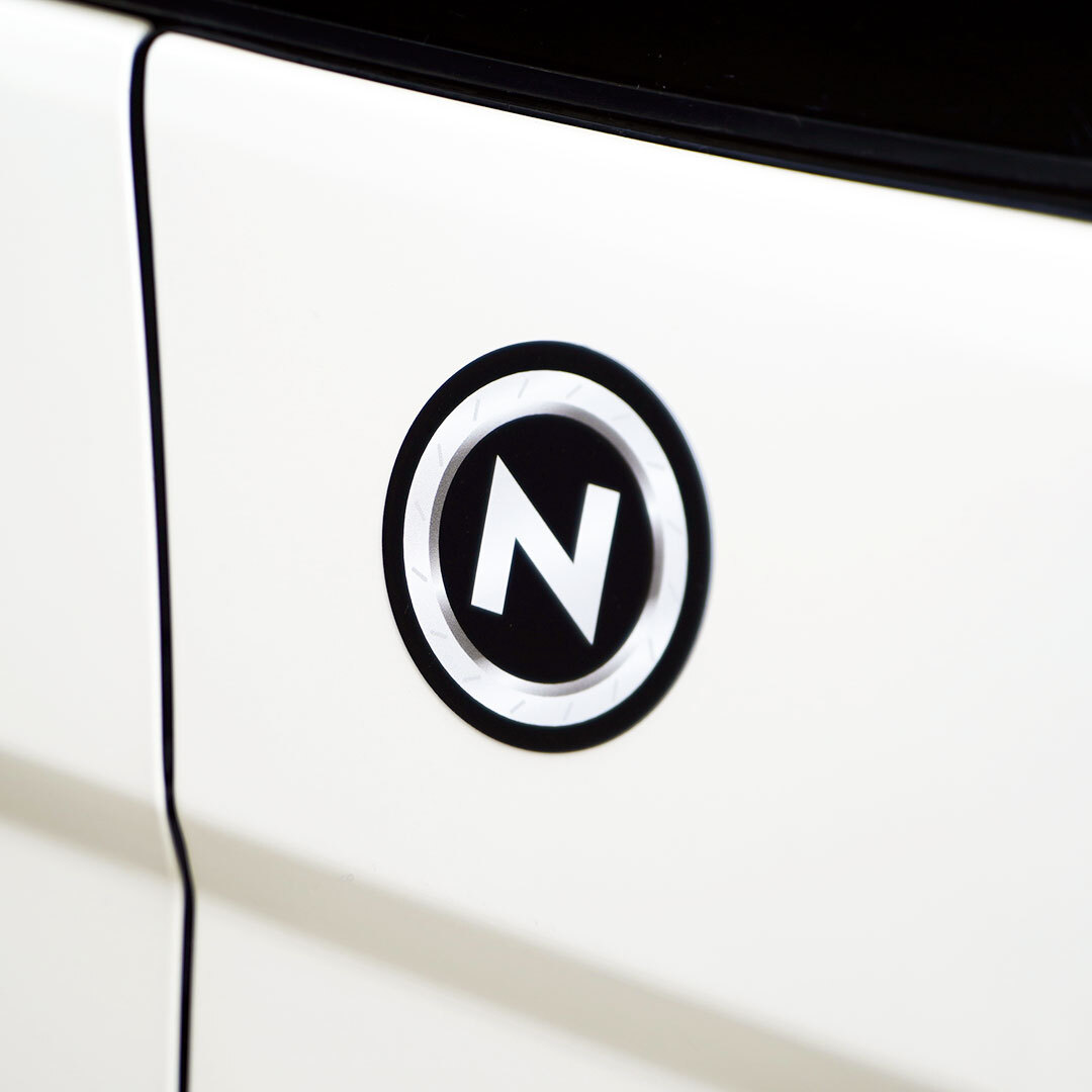 新品・未使用☆ホンダ N-ONE （ JG3 ・ JG4 ） フェンダーエンブレム ステッカー 左右セット（2枚） BEAT MASTER | 新品 | 送料無料