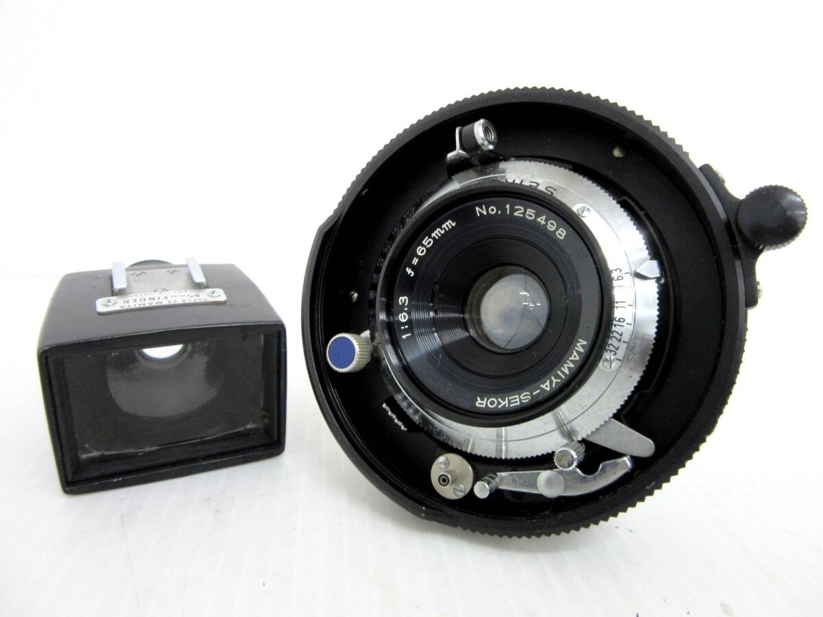 【MAMIYA/マミヤ】寅②374//SEKOR 1:6.3 f=65mm/65mm FINDER