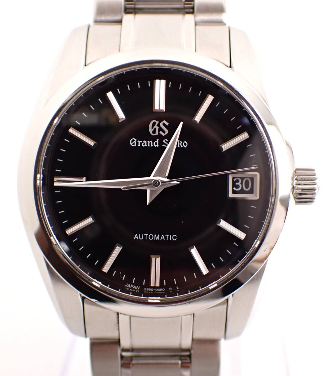 新品仕上げ済 Grand Seiko(グランドセイコー) ヘリテージコレクション 9S65-00B0/SBGR253 SS AT 自動巻き ブラック 黒 メンズ 腕時計