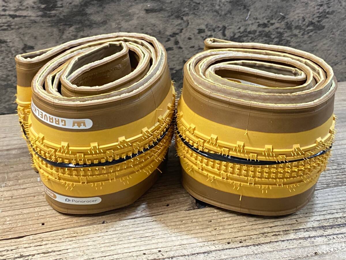 JV103 パナレーサー Panaracer グラベルキング GRAVELKING SK TLR タイヤ 700×40C 2本セット マスタード