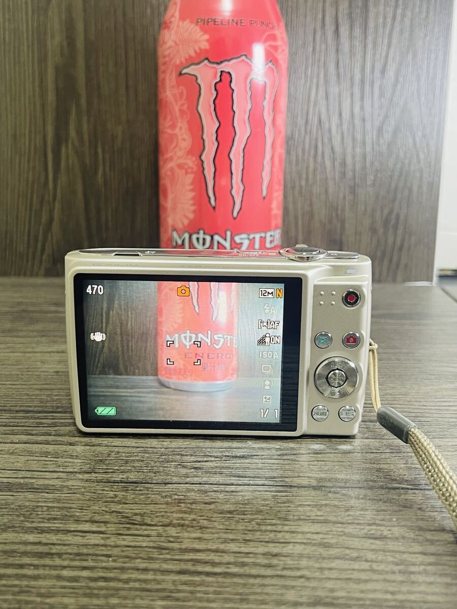 No.27 CASIO EXILIM EX-Z450 12MP 光学4倍ズーム 動作良好 中古 ゴールド コンパクトデジタルカメラ SDカード2GB付き