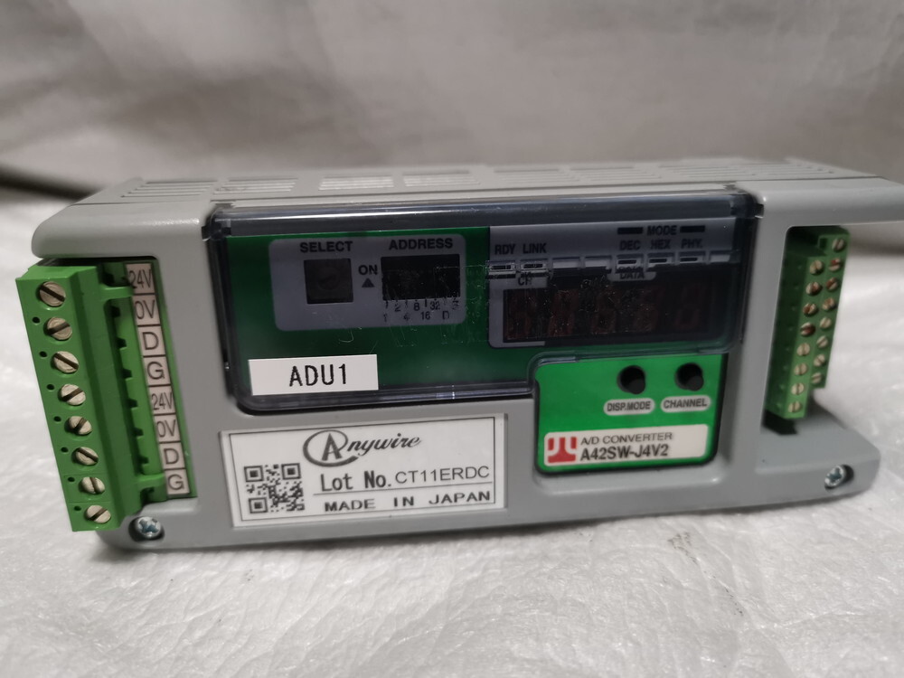 ★動作保証★ Anywire A42SW-J4V2 Word-Bus アナログ入力ターミナル 表示付 Euro端子台 省配線機器 複数有