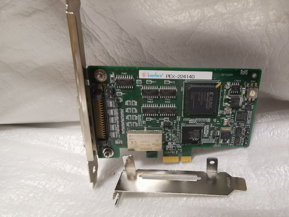 ★未使用 Interface PCI Expressボード PEX-224140 DI32点 絶縁5V-24V(入力駆動電源内蔵)