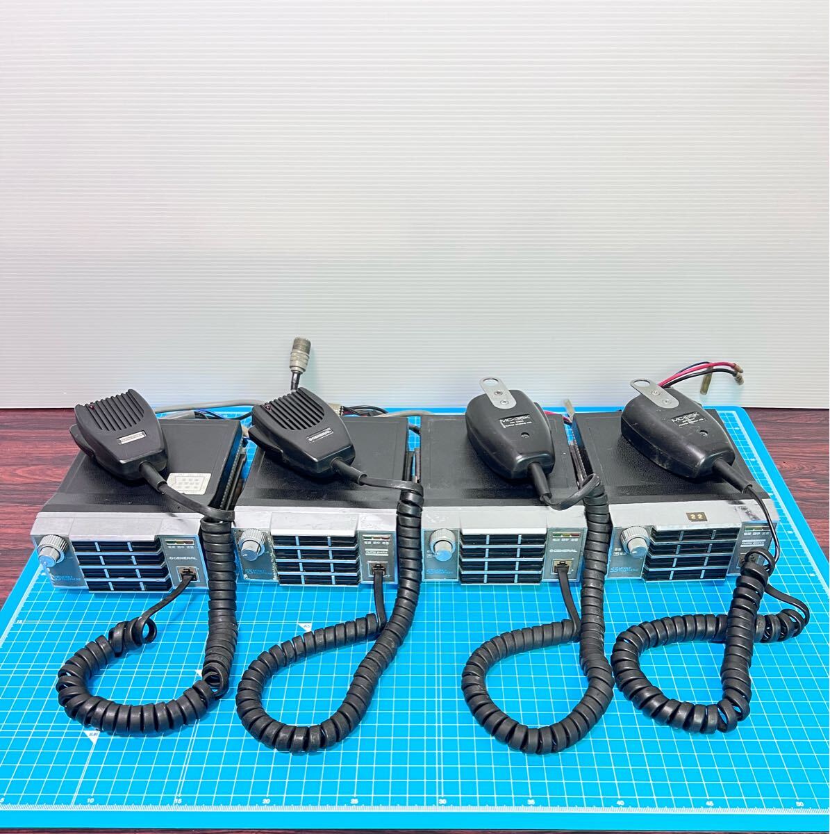 富士通ゼネラル 簡易無線電話装置 CM-5455CT MC-35K マイク付 4台セット 業務用無線 動作未確認 y3-11