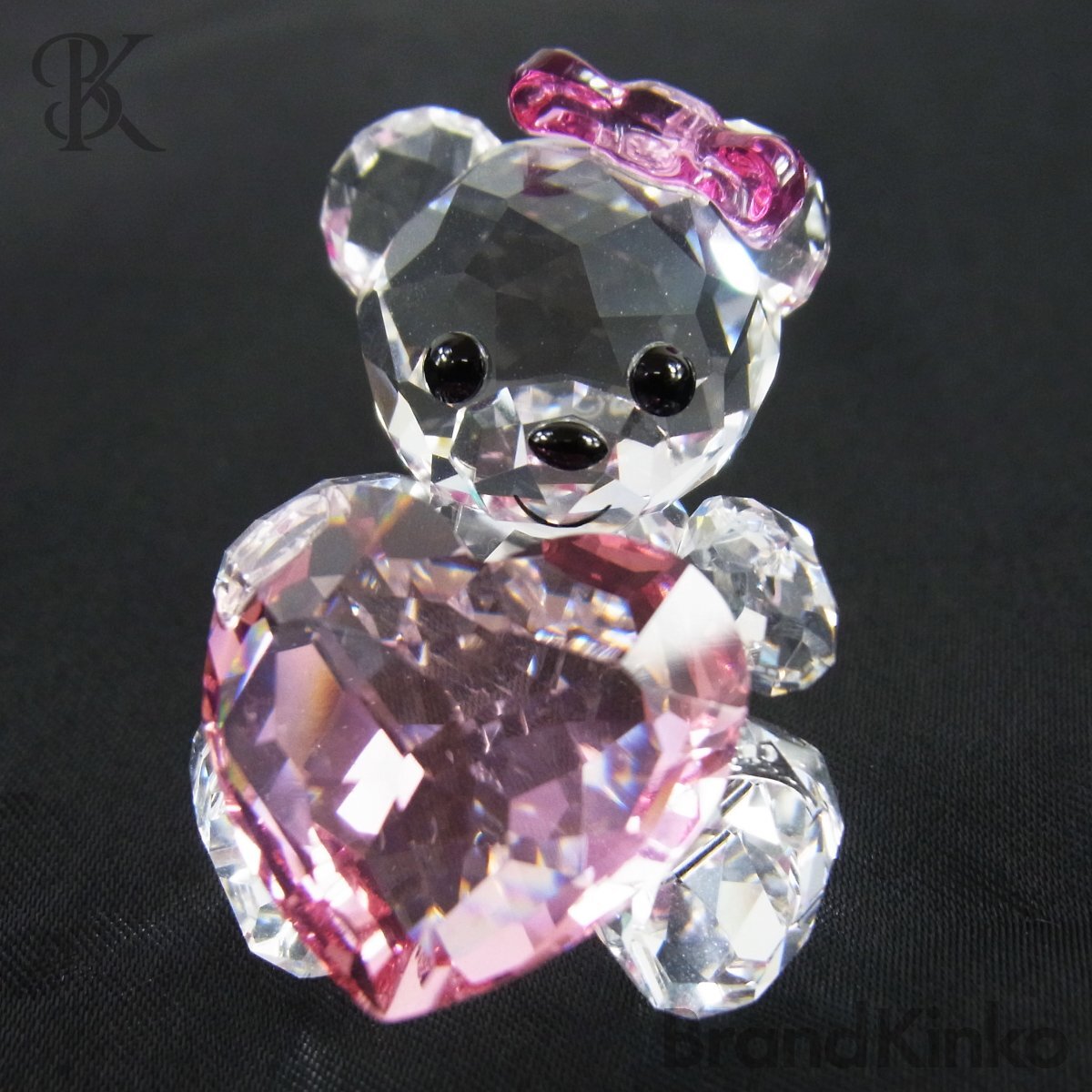 展示品 スワロフスキー 置物 オブジェ クマ ハート 1096732 SWAROVSKI ■
