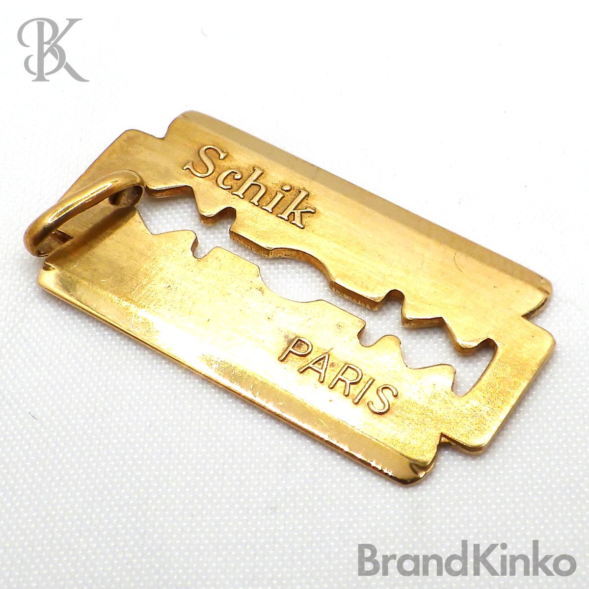 K18 ペンダントトップ 13.9×26.2mm 3.2ｇ ゴールド ●