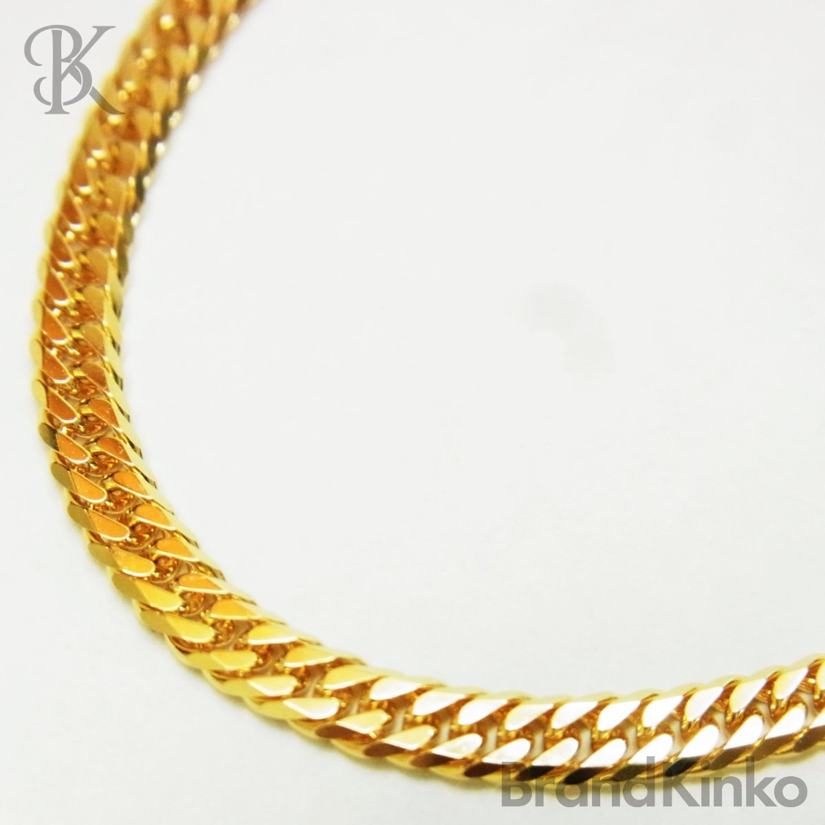 展示品 ツツミ K18 喜平6面 ダブル ネックレス 約12.9g 全長：約50.0cm 幅：約3.0mm ゴールド TSUTSUMI ■