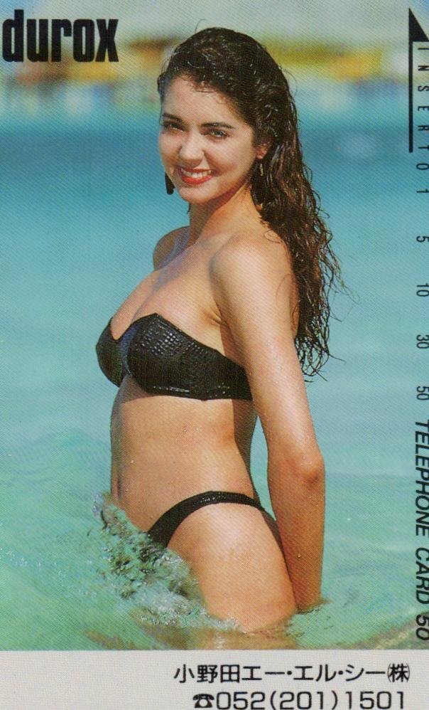★外国人女性モデル　durox　小野田エー・エル・シー　微擦れあり★テレカ５０度数未使用hk_109