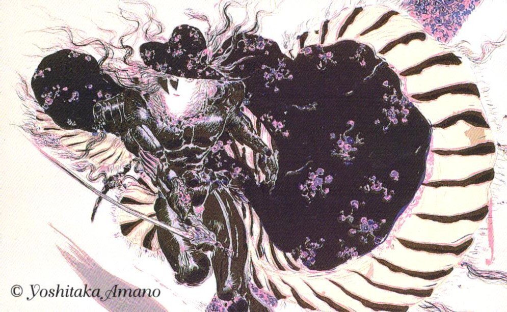 ★天野喜孝　イラスト★テレカ５０度数未使用id_107