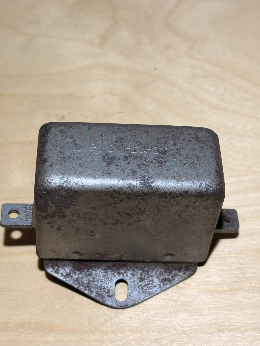当時物 Delco-Remy カットアウトリレー デルコレミー MADE IN U.S.A. 雰囲気最高 ヤレ 錆 ビンテージ ハーレー ナックル パン サイドバルブ
