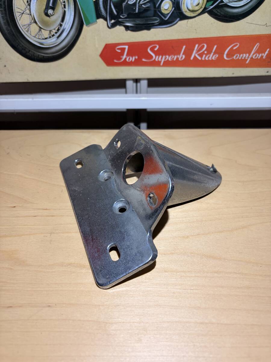ビンテージ ハーレー テールランプ ベース ジャンク ナックル パン ショベル ヘッド チョッパー メーカー不明 ライセンスブラケット
